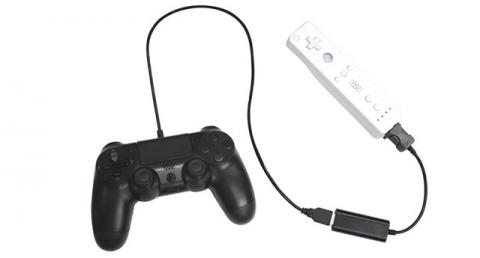 This adapter can connect a PS controller on a Wii U